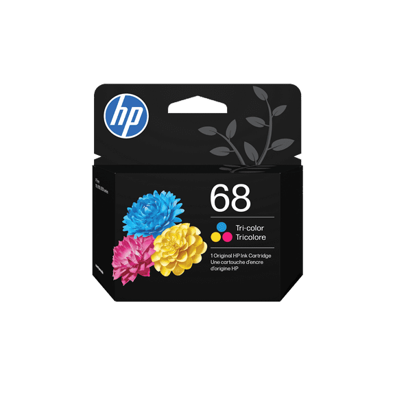HP 68 Tri-color Original Ink Cartridge, ~120 pages, 7FP20TN