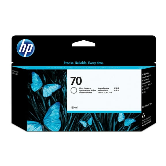 HP 70 130-ml Gloss Enhancer DesignJet Ink Cartridge, C9459A