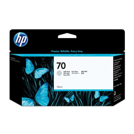 HP 70 130-ml Light Gray DesignJet Ink Cartridge, C9451A