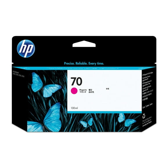 HP 70 130-ml Magenta DesignJet Ink Cartridge, C9453A