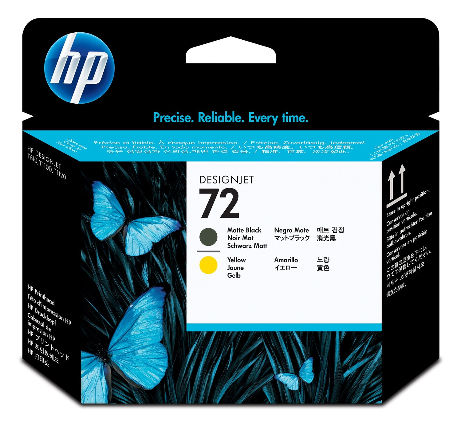 HP 72 Matte Black and Yellow DesignJet Printhead, C9384A Sansujyuku sansujyuku.com