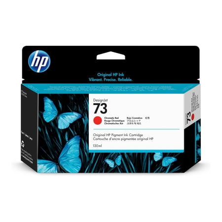 HP 73 130-ml Chromatic Red DesignJet Ink Cartridge, CD951A