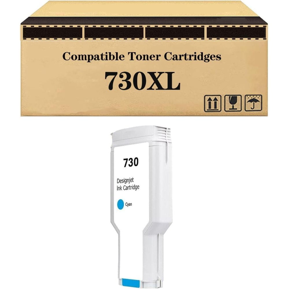 Kit 6 Cartucho Tinta Hp 730 300ml P2v68a/69a/70a/71a/72a/73a | Frete Grátis