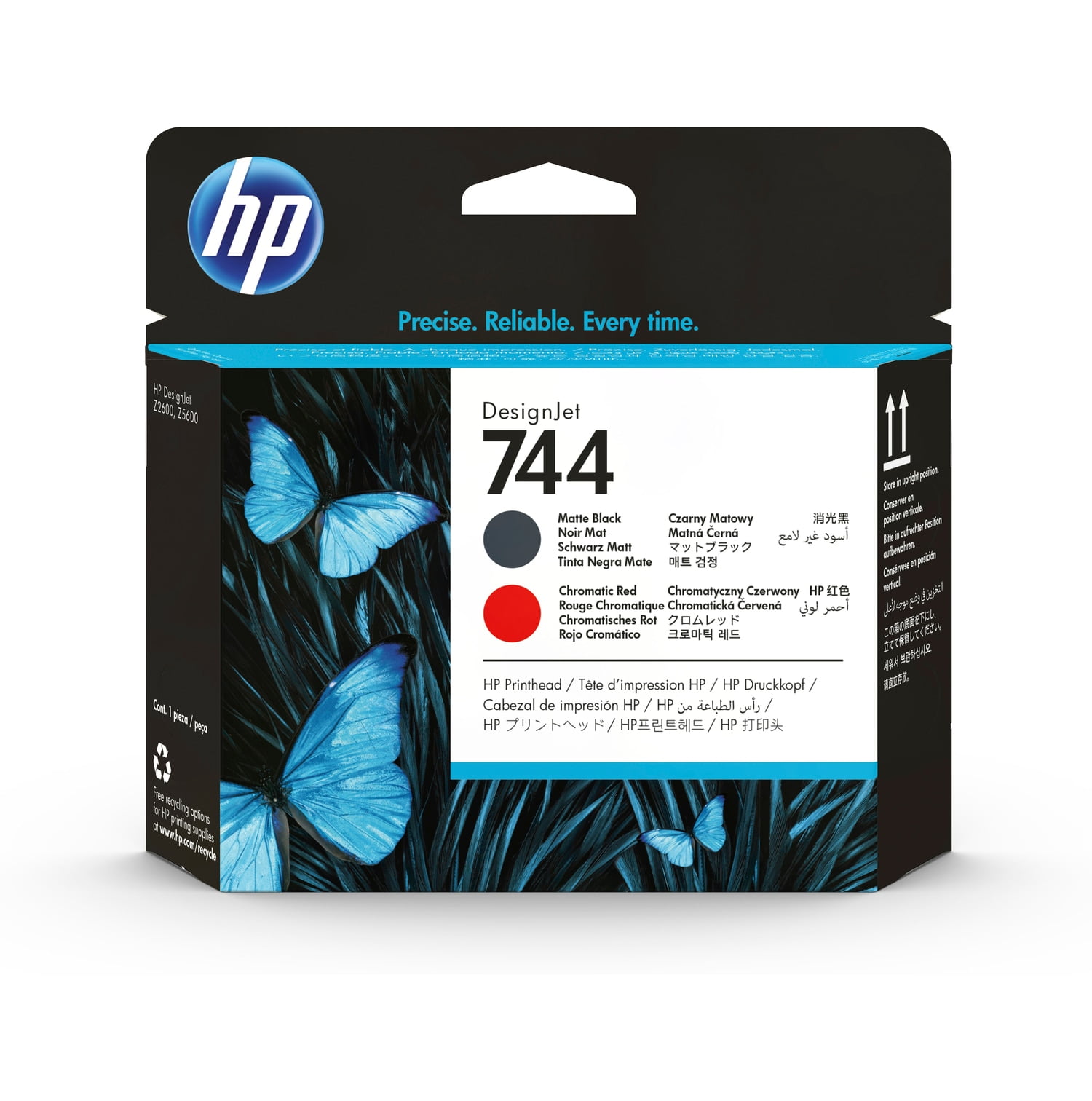 HP 744 Matte Black/Chromatic Red DesignJet Printhead, F9J88A Sansujyuku sansujyuku.com