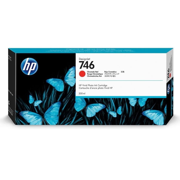 HP 746 300-mL Chromatic Red Ink Cartridge (P2V81A)