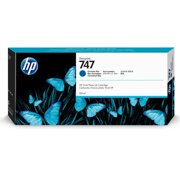 HP 747 300-ml Chromatic Blue DesignJet Ink Cartridge, P2V85A
