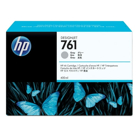 HP 761 400-ml Gray DesignJet Ink Cartridge, CM995A