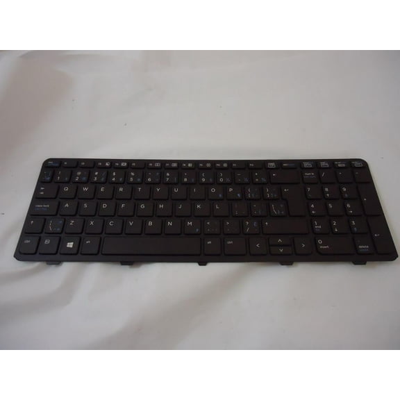 HP 768787-DB1 Keyboard assembly - Full-sized layout with numeric keypad, chiclet-styled keys, and spill-resistant design (English Canadian)