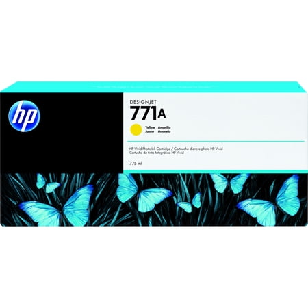 HP 771, (B6Y42A) 3-pack Yellow Original Ink Cartridges