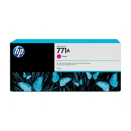 HP 771A 775-ml Magenta DesignJet Ink Cartridge, B6Y17A