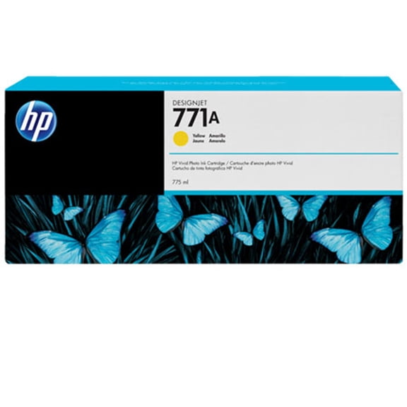 HP 771, High-Yield Yellow Ink Cartridge (CE040A)