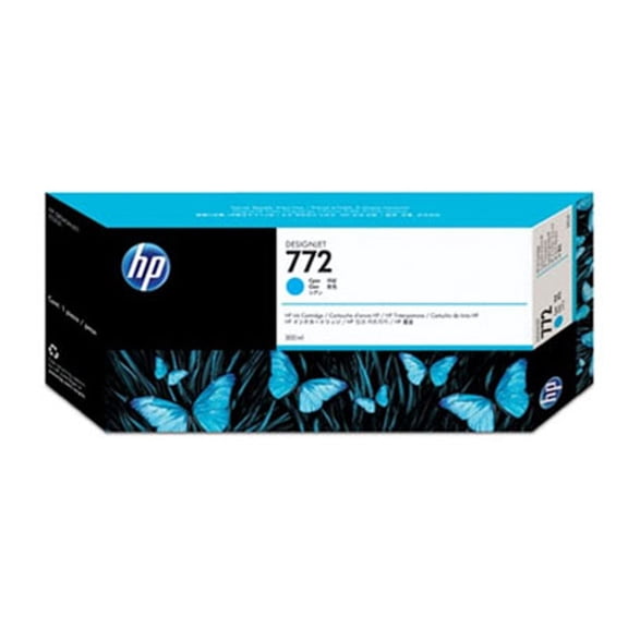 HP CN636A 772 300-ml Cyan Ink Cartridge for Designjet Z5200 Printer