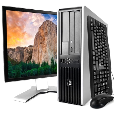 HP 7800 Elite Desktop Computer 19" LCD, Intel Core 2 Duo, 8GB, 2TB HD, DVD
