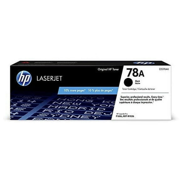 HP 78A (CE278A) Black Original LaserJet Toner Cartridge