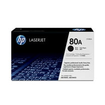 HP 80A Black Original LaserJet Toner Cartridge, ~2,560 pages, CF280A