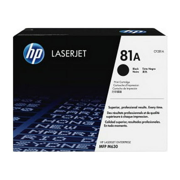 HP 81A CF281A Black Original Laser Toner Cartridge