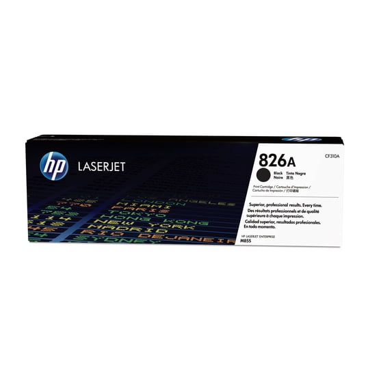 HP 826A Black Original LaserJet Toner Cartridge, 29,000 pages., CF310A