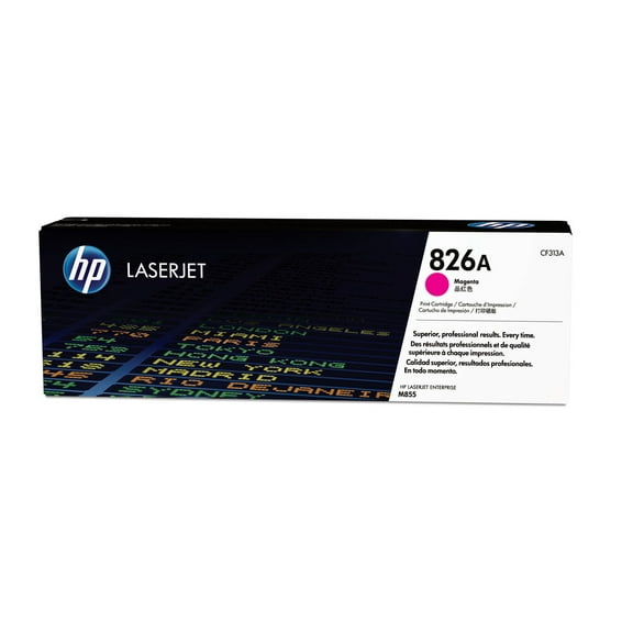 HP 826A Magenta Original LaserJet Toner Cartridge, ~31,500 pages, CF313A