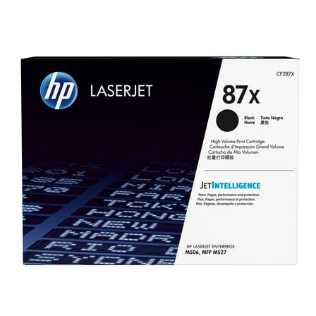 HP 87X High Yield Black Original LaserJet Toner Cartridge, ~18,000  pages,