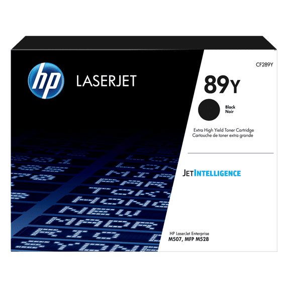 HP 89Y Extra High Yield Black Original LaserJet Toner Cartridge, ~20,000 pages,