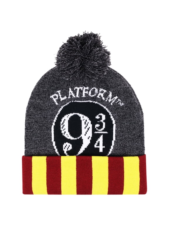 Platform 9 3/4 Yellow and Red Striped Cuff Beanie