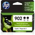 thumbnail image 1 of HP 902 Black Ink Cartridge, 2-Pack (3YN96AN), 1 of 8