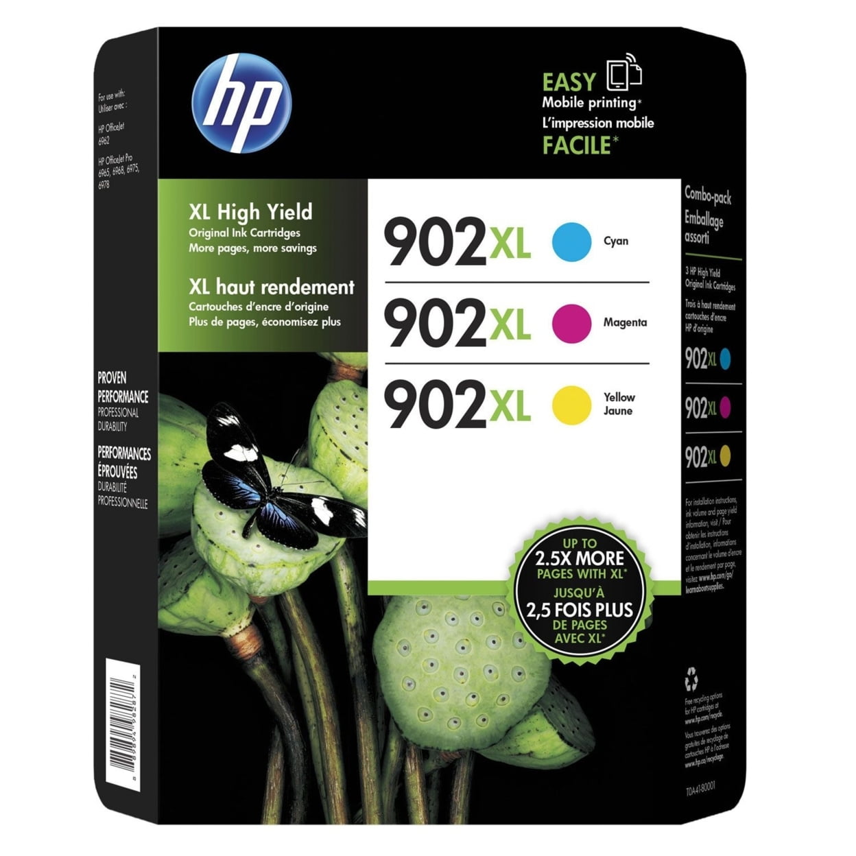 HP 903 XL Ink Cartridge Combo Pack 10 pcs - Compatible - BK/C/M/Y 158 ml