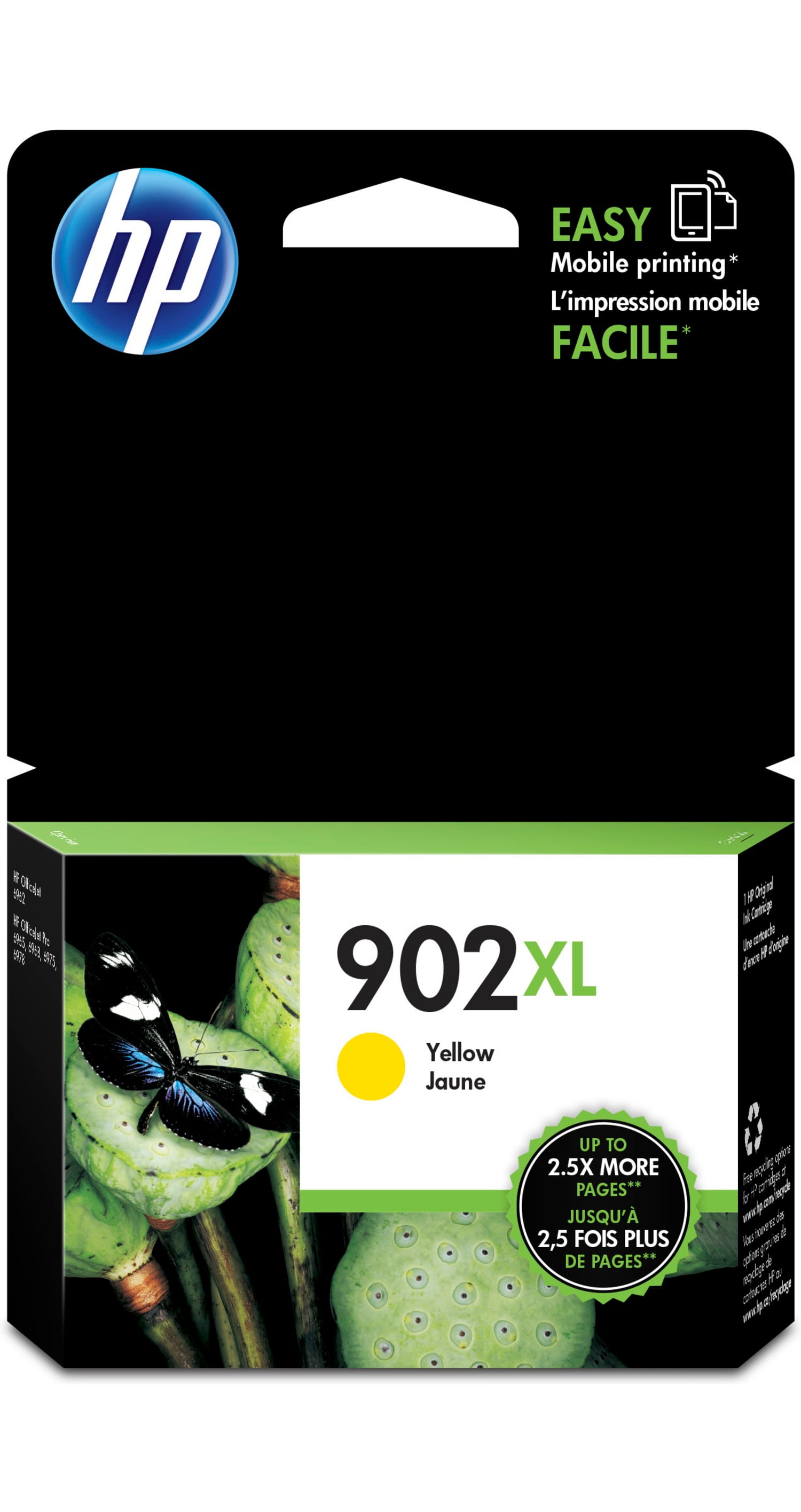 HP 902XL, (T6M10AN) High-Yield Yellow Original Ink Cartridge HP 902XL, (T6M10AN) High-Yield Yellow Original Ink Cartridge