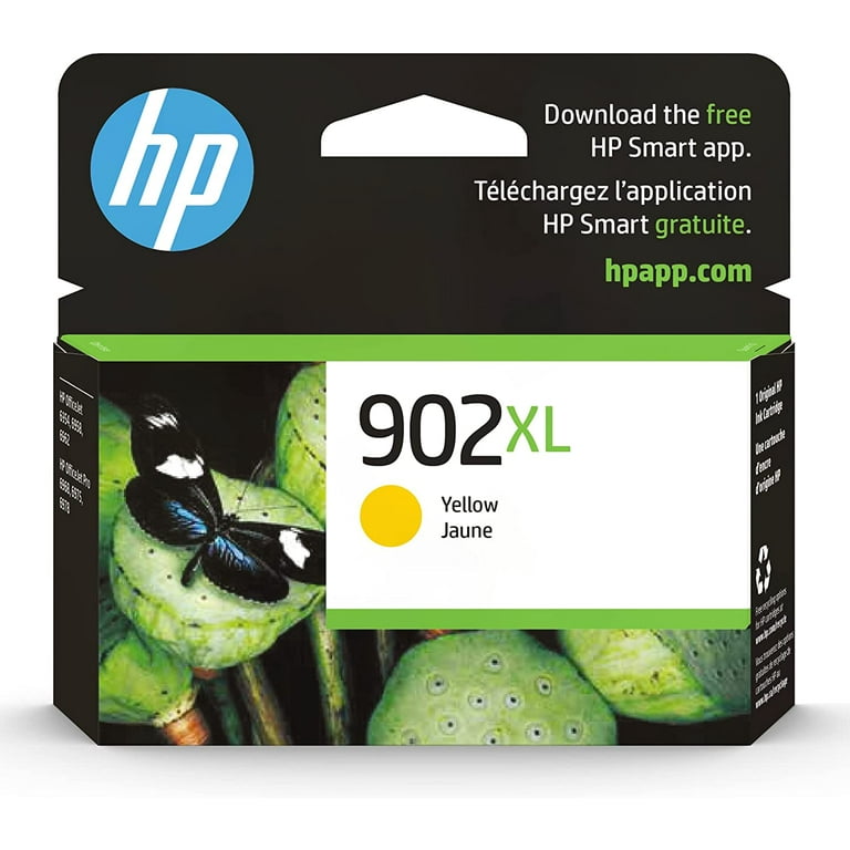 HP 902XL Yellow High-yield Ink Cartridge  Works with HP OfficeJet 6950,  6960 Series, HP OfficeJet Pro 6960, 6970 