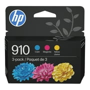 HP 910 Cyan/Magenta/Yellow Original Ink Cartridge 3-pack