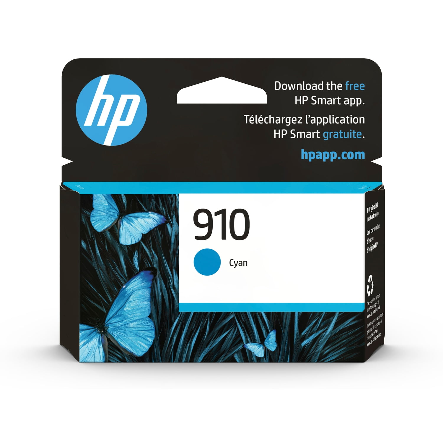 HP 910 Yellow Original Ink Cartridge, ~315 pages, 3YL60AN#140 - Walmart.com