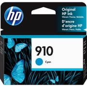 HP 910 Cyan Original Ink Cartridge, ~315 pages, 3YL58AN#140