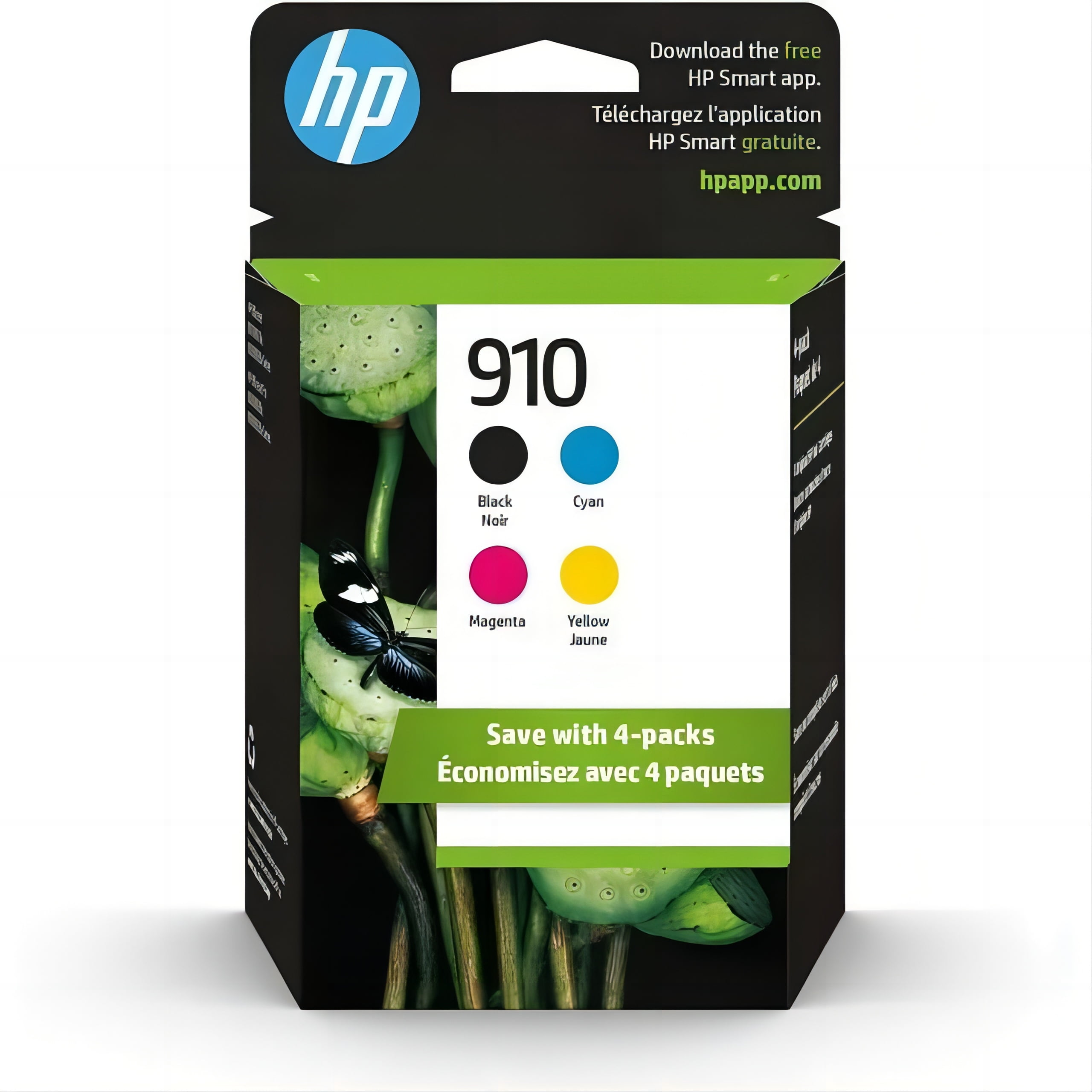 Hp 910 Ink Cartridges With Officejet 8025e 8035e 8025 8035 8028 8022 8015 4 Pack 3yl65an 4057