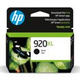 thumbnail image 1 of HP 920XL High-Yield Black Original Ink Cartridge, ~1,200 Pages, (CD975AN#140), 1 of 13