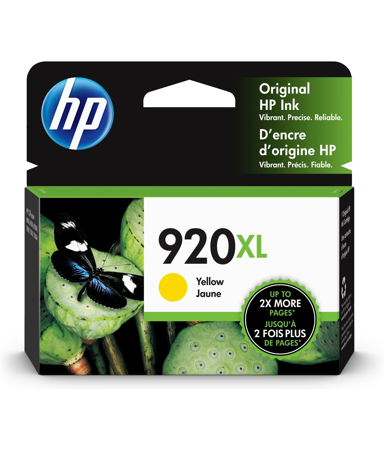 HP 920XL, (CD974AN) High-Yield Yellow Original Ink Cartridge HP 920XL, (CD974AN) High-Yield Yellow Original Ink Cartridge