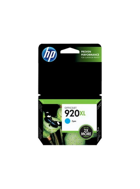 HP 920XL Ink Cartridge, Cyan (CD972AN)
