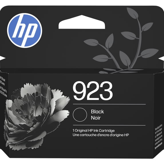 HP 923 Black Original Ink Cartridge, 4K0T3LN