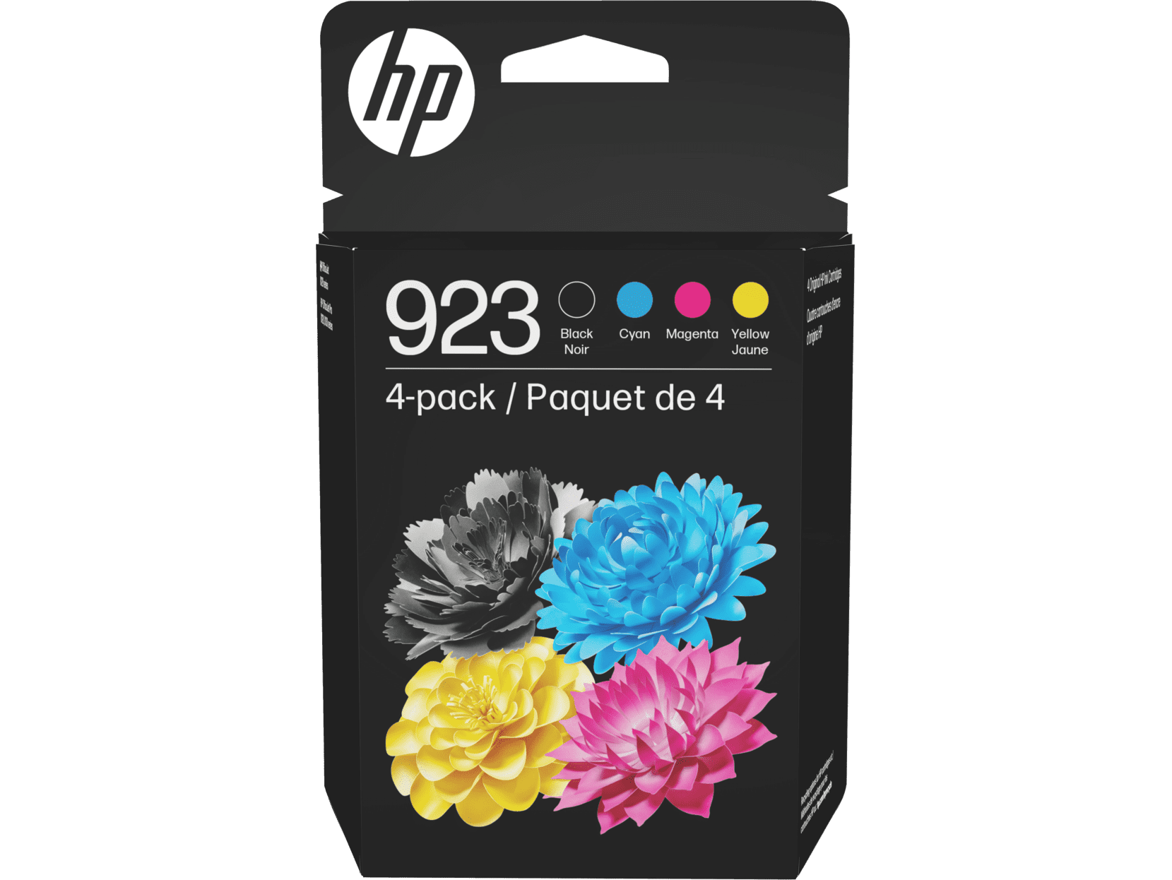 HP 910/910XL High-Yield Ink Cartridges, 4-Pack (Black, Cyan