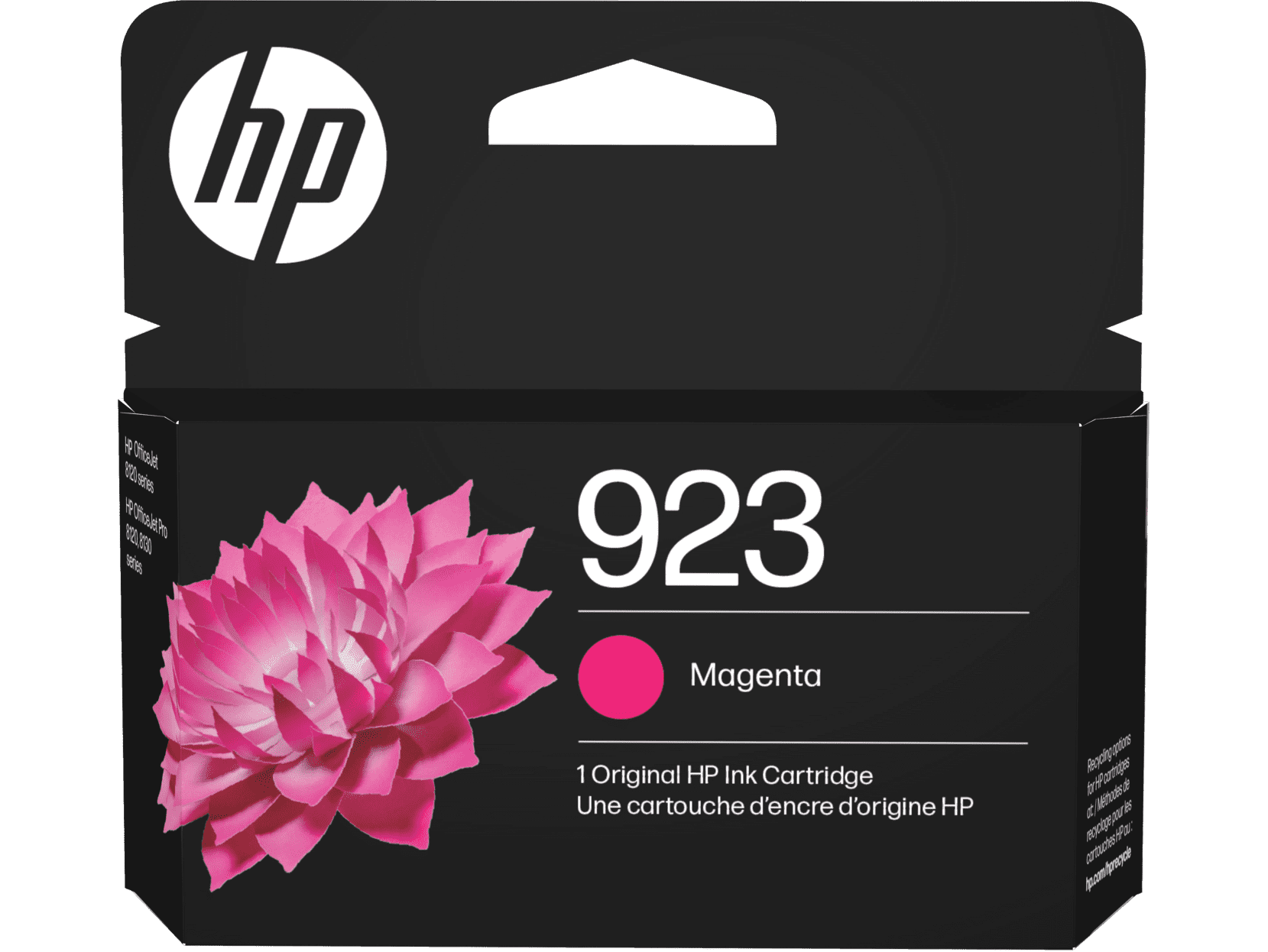 HP 923 Magenta Original Ink Cartridge, ~400 pages, 4K0T1LN