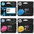 thumbnail image 1 of HP 923 Original 4-Color Ink Cartridge Bundle for OfficeJet Pro 8125e, 8135e & 8139e Printers, 1 of 8