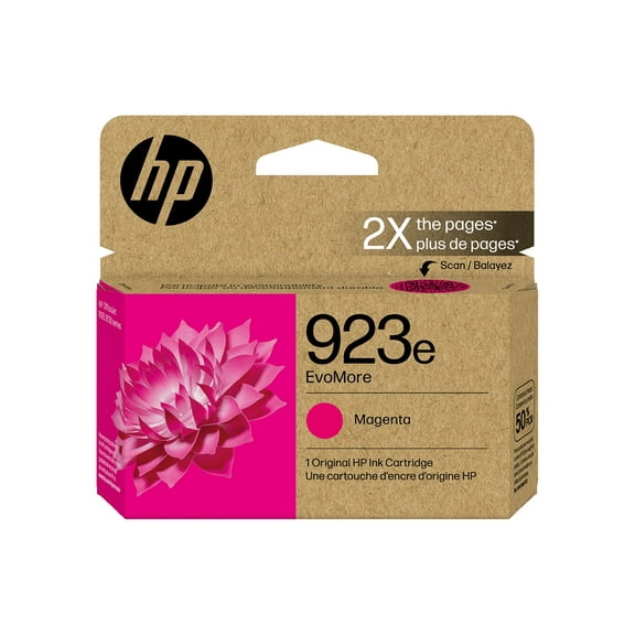 HP 923e EvoMore Magenta Original Ink Cartridge, 800 pages, 4K0T5LN