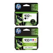 HP 932XL Black High-Yield / 933 CMY Tri-Color Ink Cartridge 2-Pack