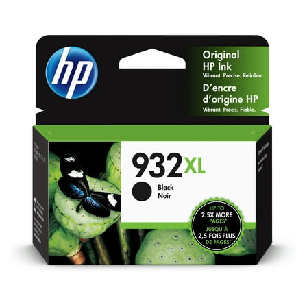 HP 932XL High Yield Black Original Ink Cartridge, ~1,000 pages, CN053AN#140