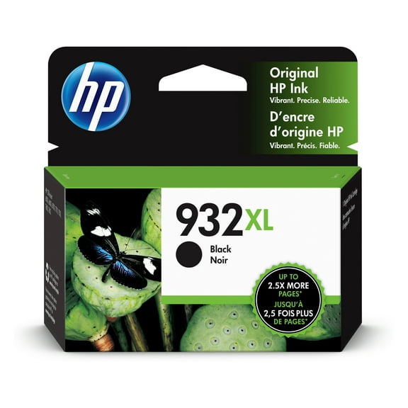 HP 932XL High Yield Black Original Ink Cartridge, ~1,000 pages, CN053AN#140