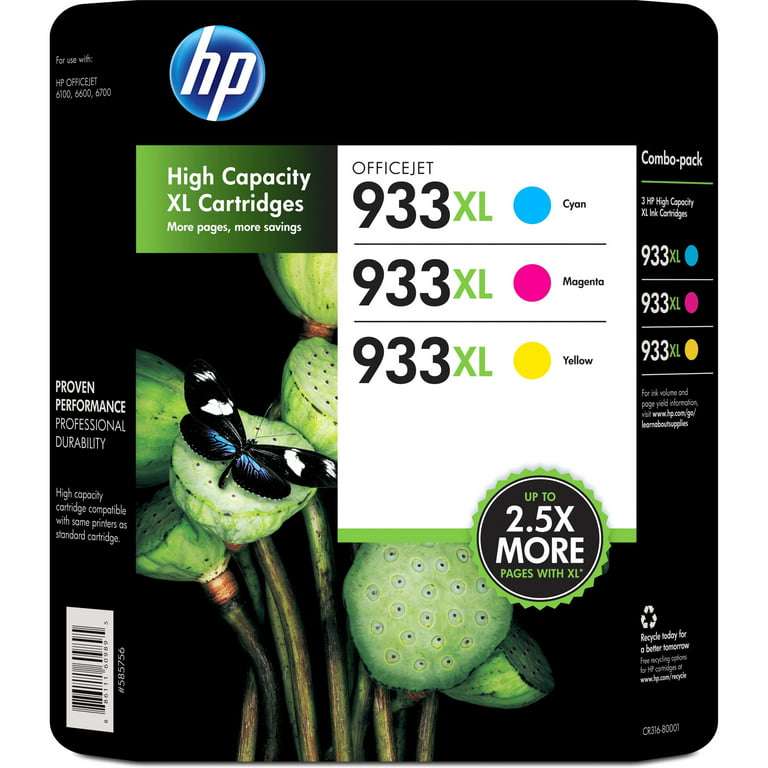 HP 3YP34AE 912XL High Yield Original Ink Cartridge,  Black/Cyan/Magenta/Yellow, Multipack : : Computers & Accessories