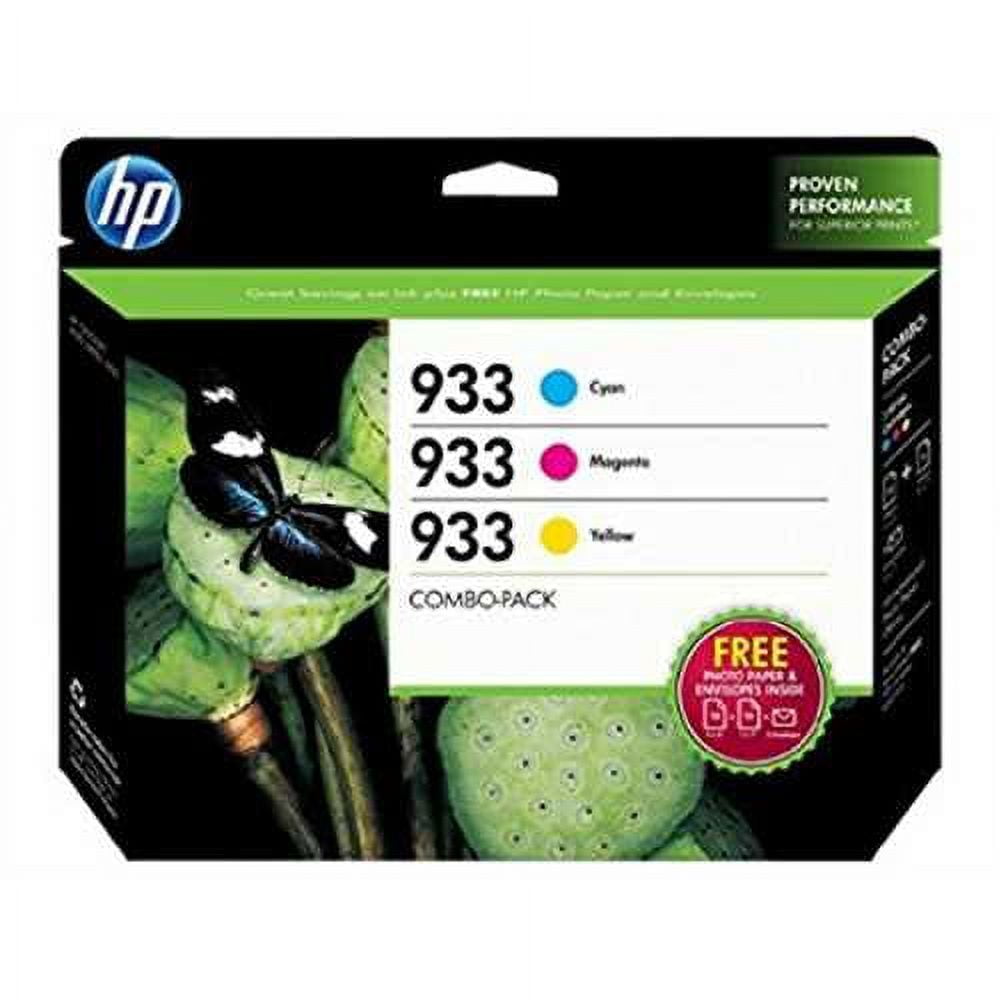 HP 933 Combo-cvp Printer Cartridge, Cyan/Magenta/Yellow