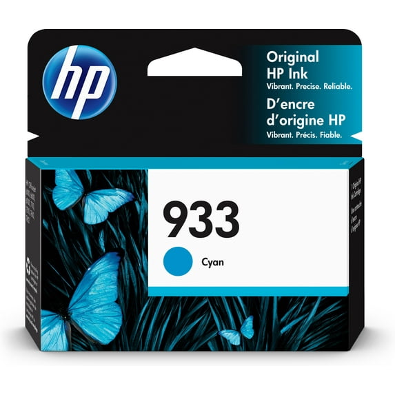 HP 933 Cyan Original Ink Cartridge (CN058AN)