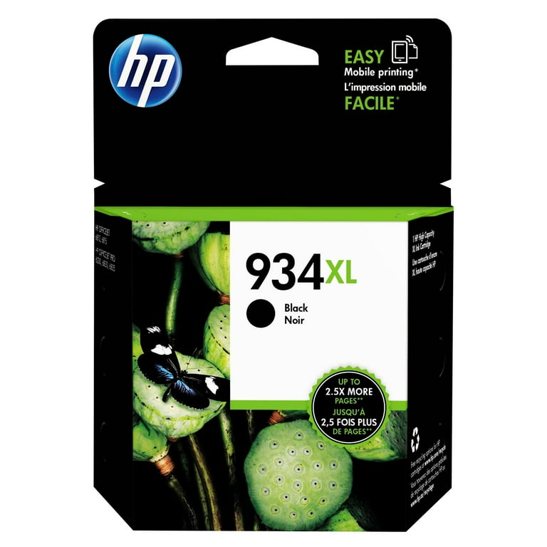 HP 934XL, (C2P23AN) High-Yield Black Original Ink Cartridge HP 934XL, (C2P23AN) High-Yield Black Original Ink Cartridge
