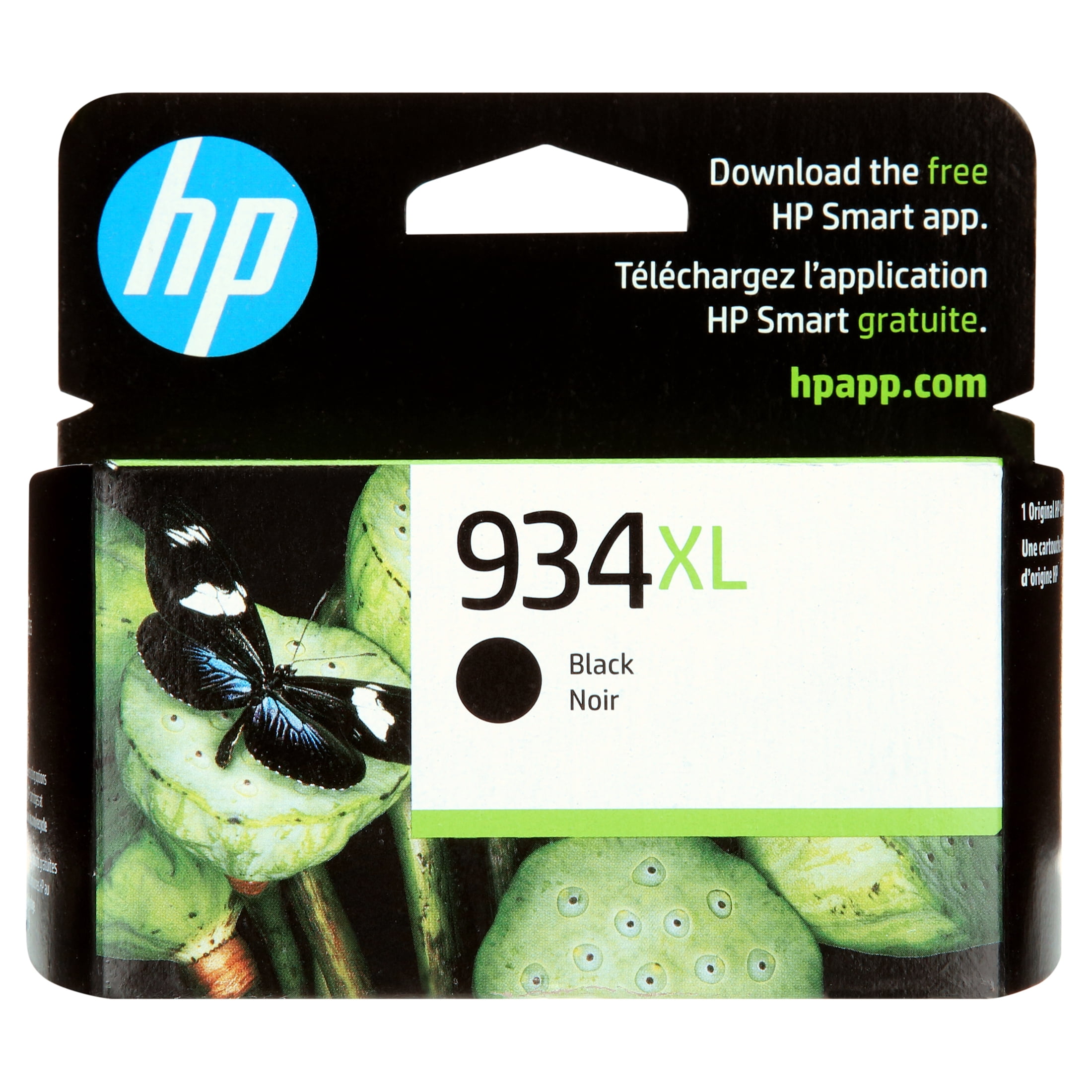 HP 934 Monochrome Printer Cartridge for HP OfficeJet Pro 6230, 6812, 6815, 6820, 6830, 6835, Black, C2P23AN#140, 1 Pack Approximate 1,000 Pages
