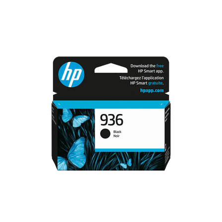 HP 936 Black Original Ink Cartridge, ~1,250 pages, 4S6V2LN